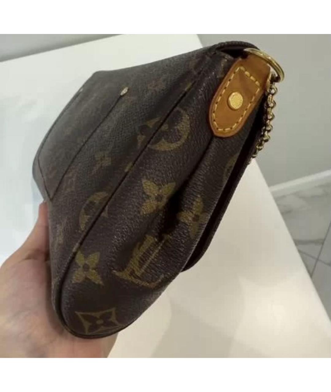 LOUIS VUITTON Коричневая сумка через плечо, фото 2