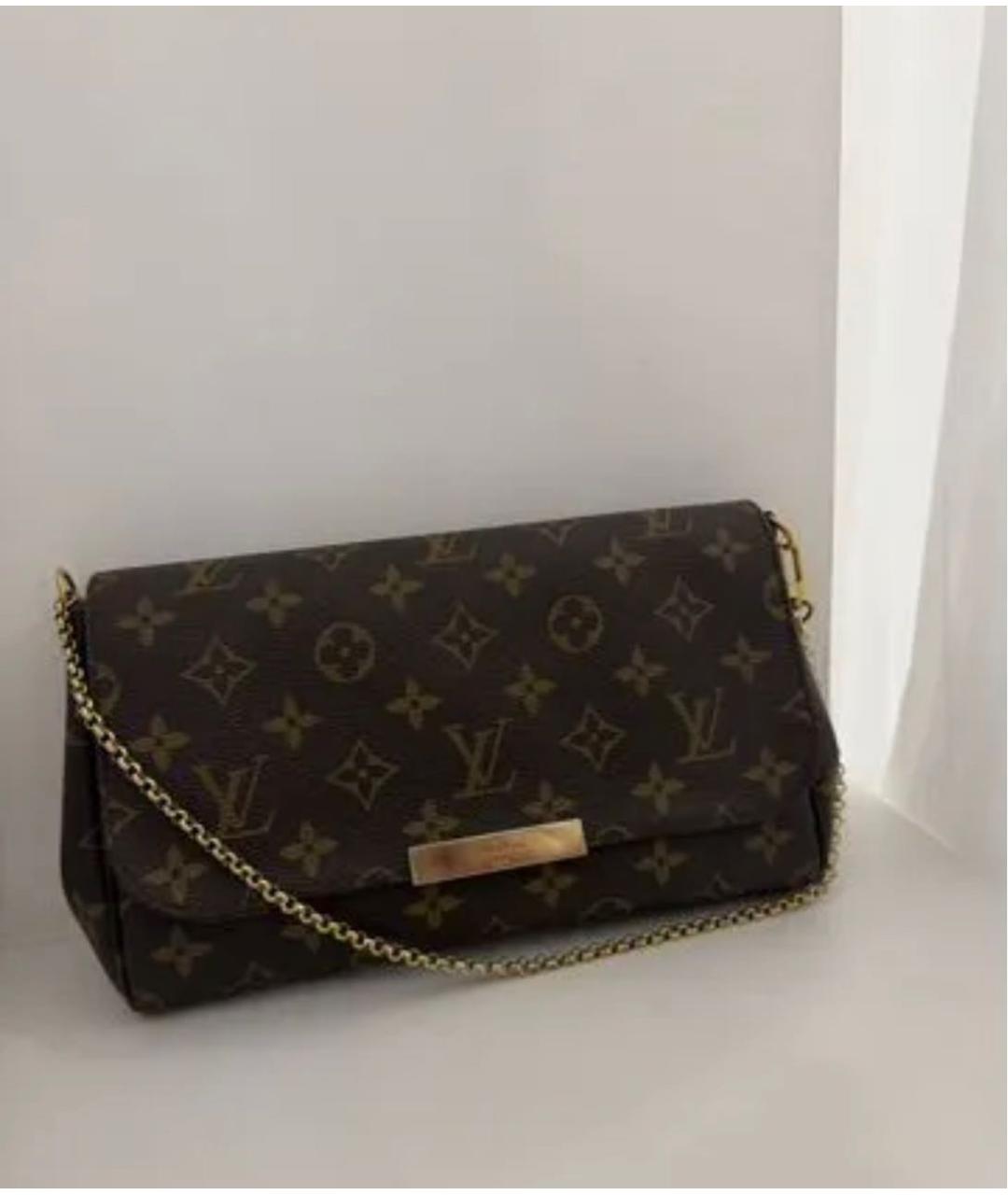 LOUIS VUITTON Коричневая сумка через плечо, фото 5