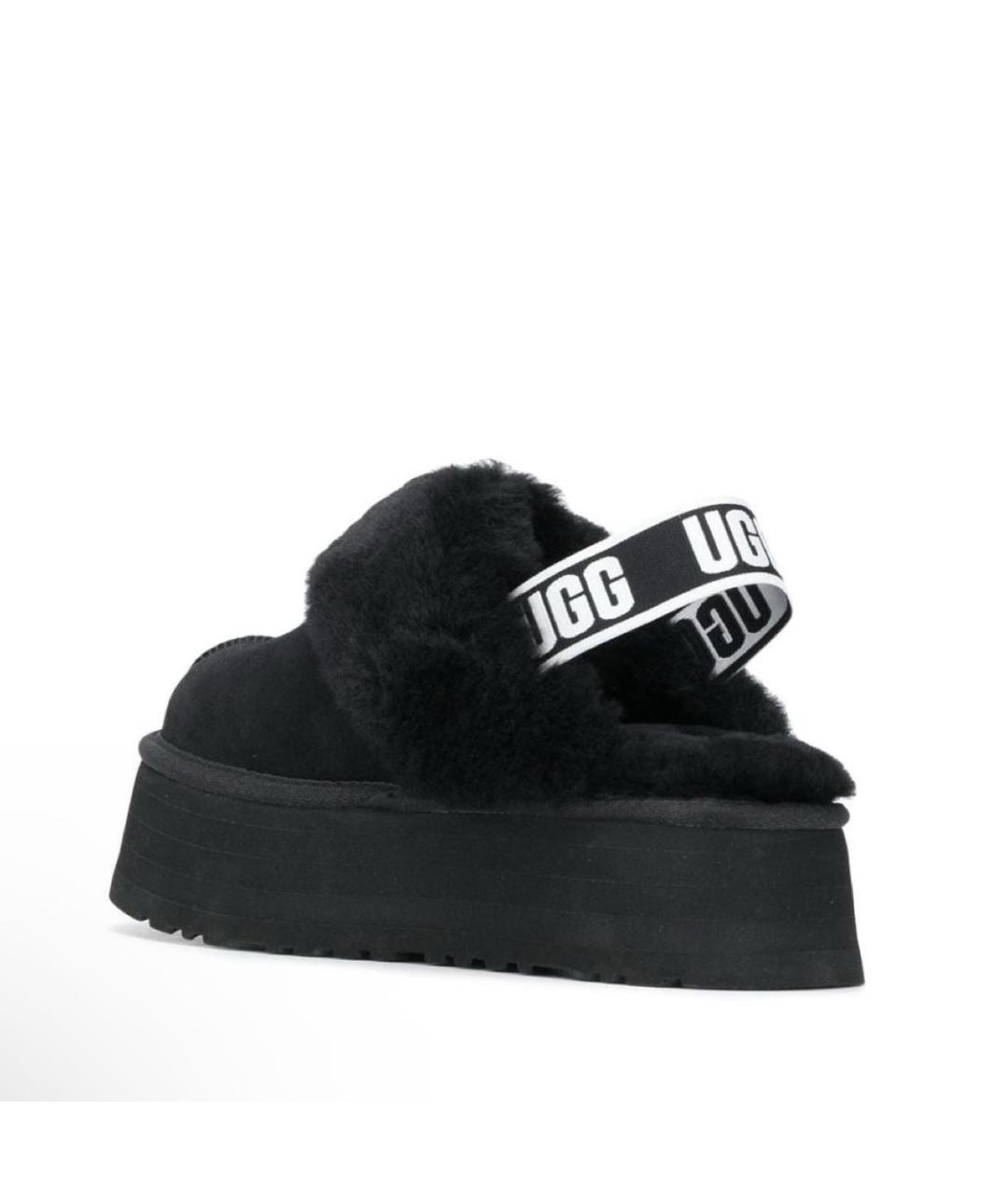 UGG AUSTRALIA Черные замшевые мюли, фото 2