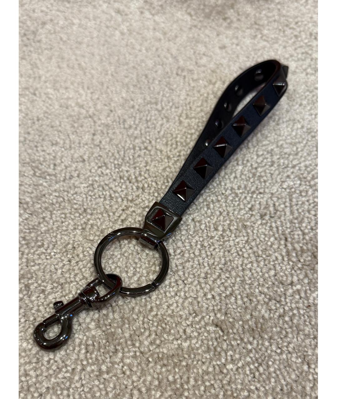 VALENTINO Черный брелок, фото 4