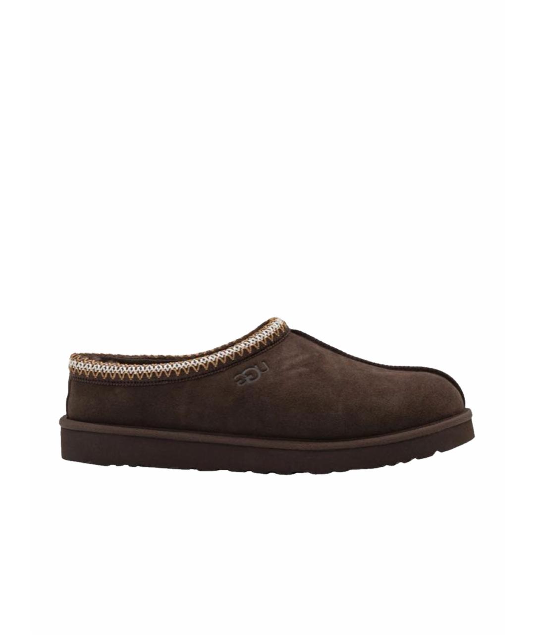 UGG AUSTRALIA Коричневые замшевые мюли, фото 1