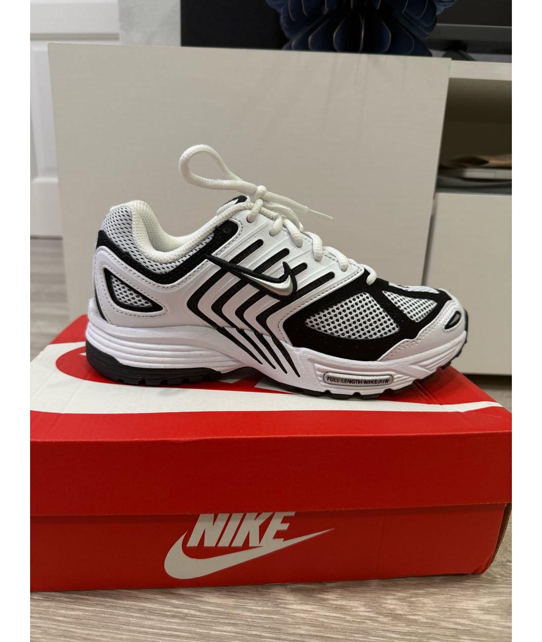 NIKE Белые текстильные кроссовки, фото 8