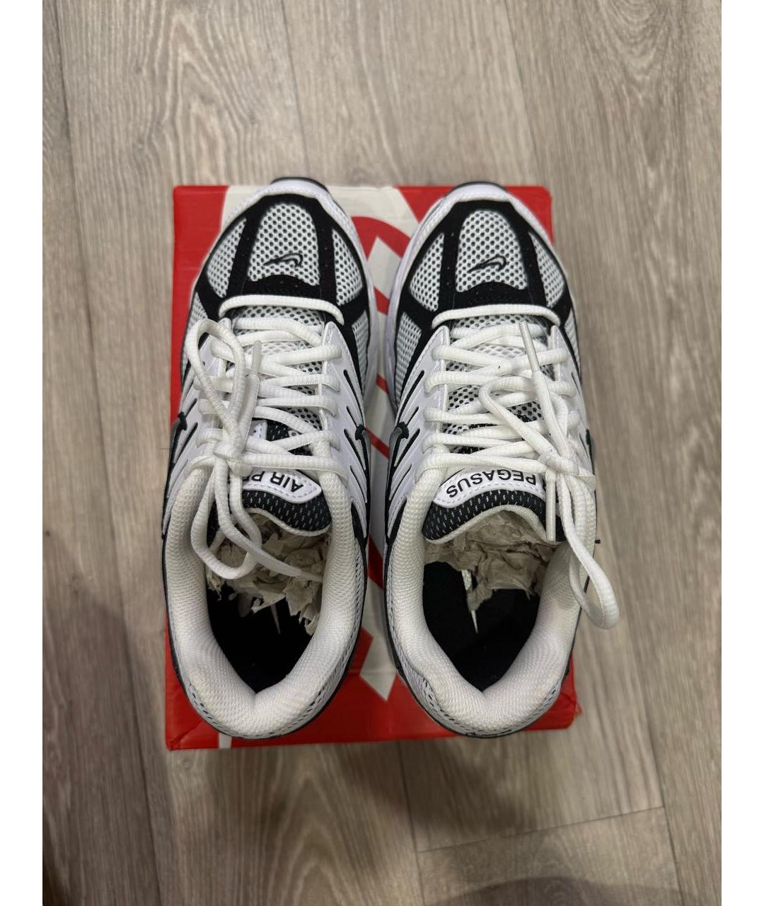 NIKE Белые текстильные кроссовки, фото 3