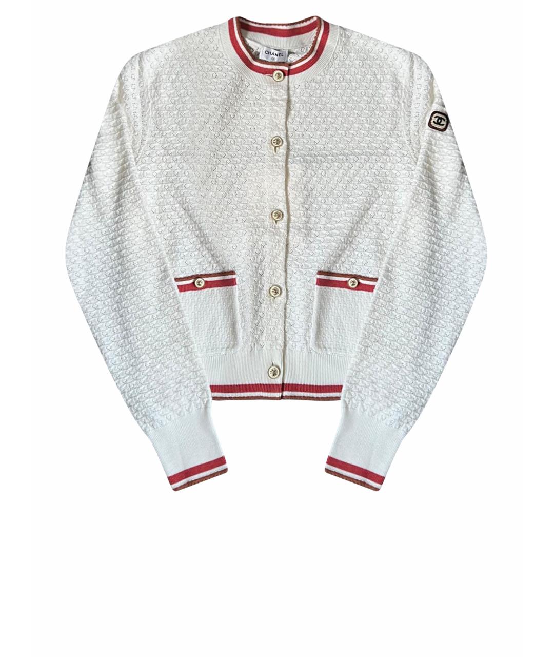 CHANEL Белый кардиган, фото 1