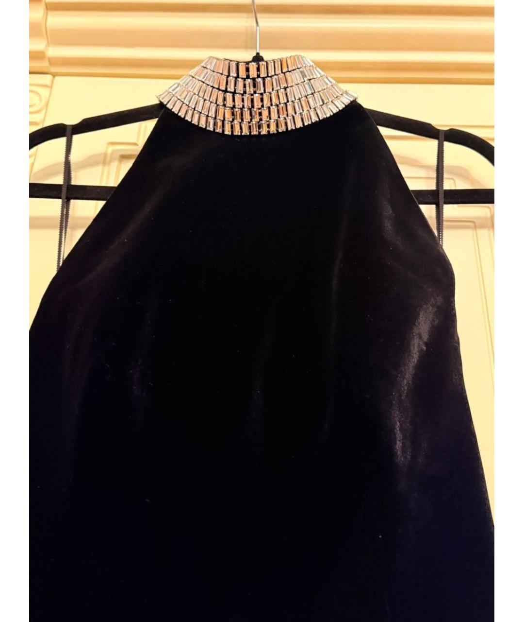 RASARIO Черное бархатное вечернее платье, фото 4