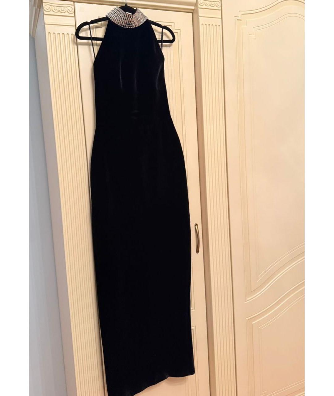 RASARIO Черное бархатное вечернее платье, фото 9