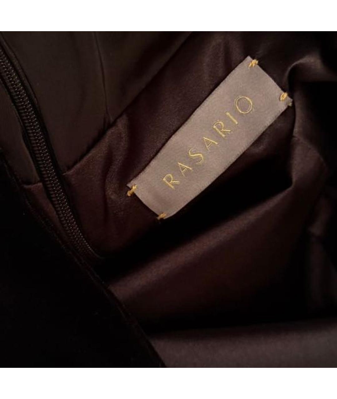 RASARIO Черное бархатное вечернее платье, фото 6