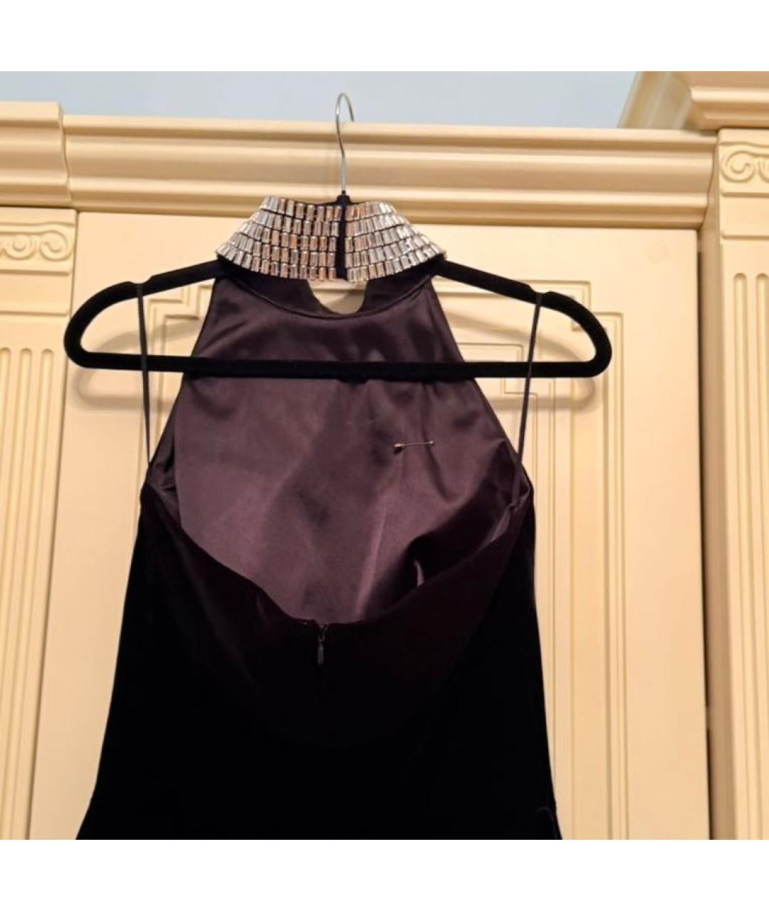 RASARIO Черное бархатное вечернее платье, фото 3