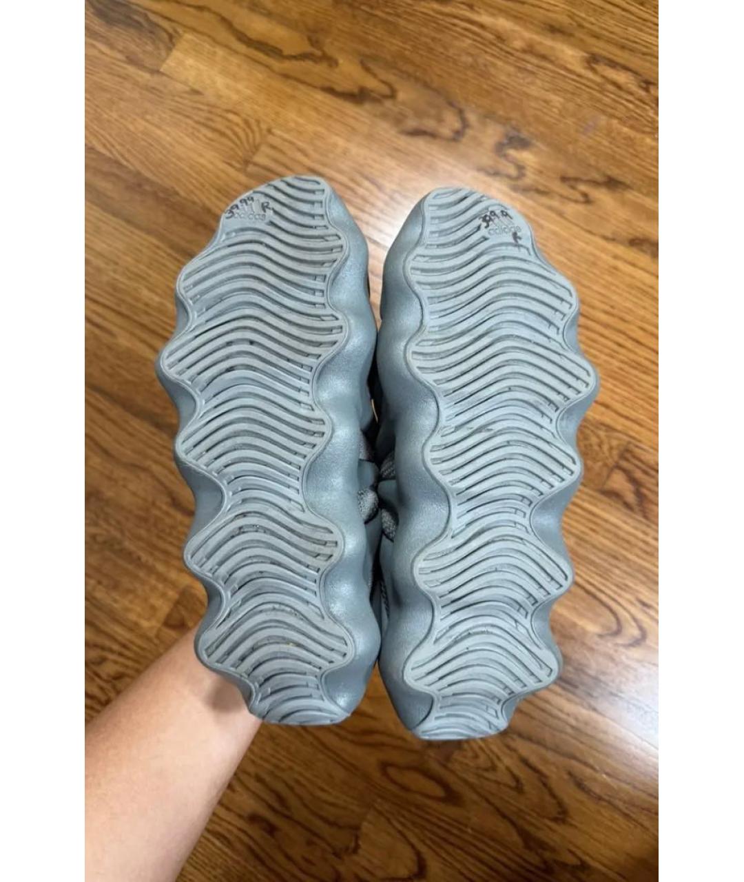 ADIDAS YEEZY Серые текстильные кроссовки, фото 8