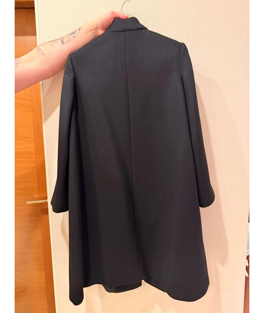 GUCCI Черное шерстяное пальто, фото 2