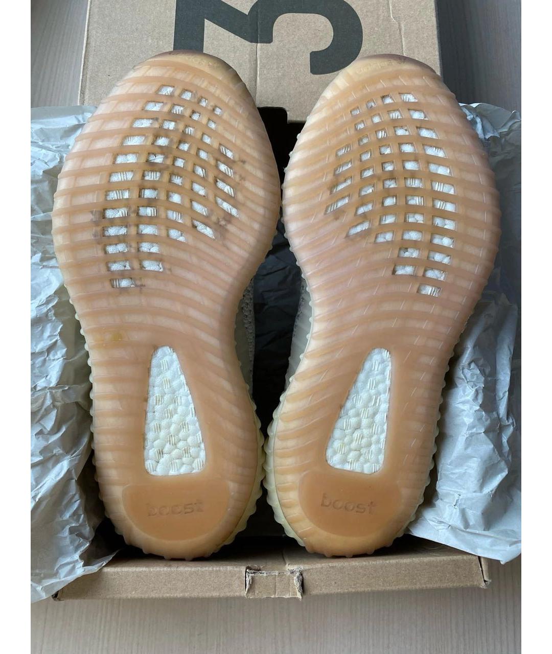 ADIDAS YEEZY Фиолетовые текстильные кроссовки, фото 5