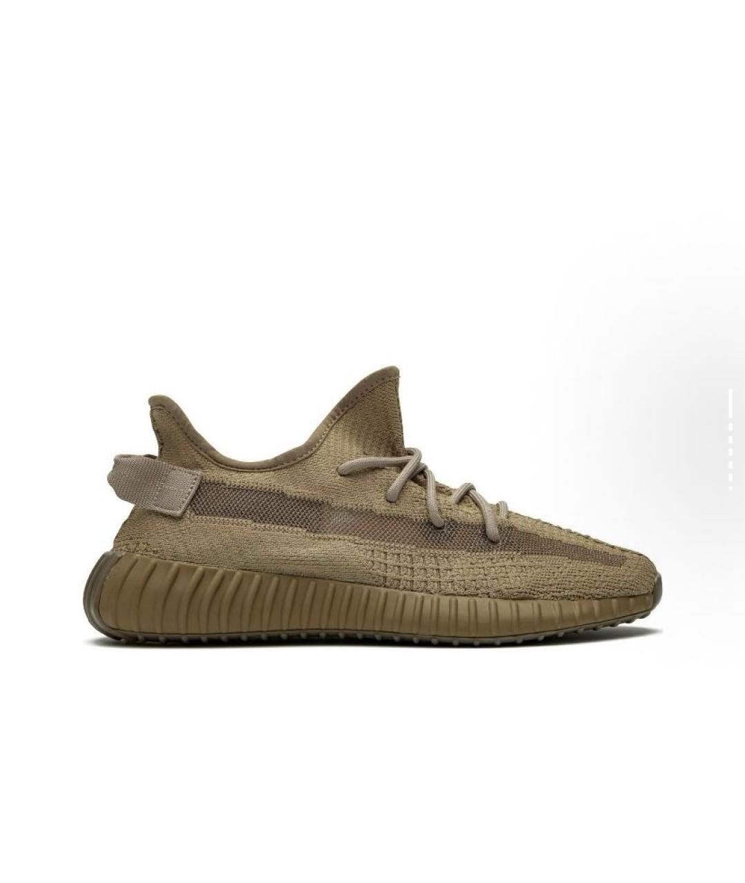 ADIDAS YEEZY Коричневые текстильные кроссовки, фото 6