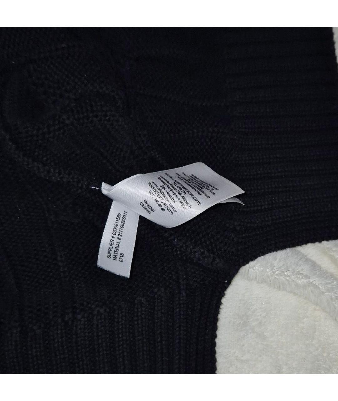 POLO RALPH LAUREN Черный хлопковый джемпер / свитер, фото 8