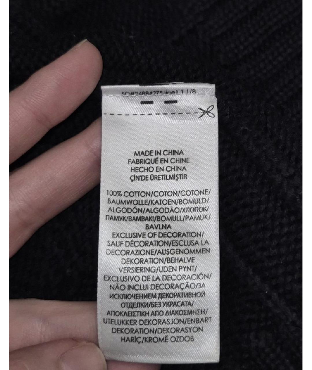 POLO RALPH LAUREN Черный хлопковый джемпер / свитер, фото 7