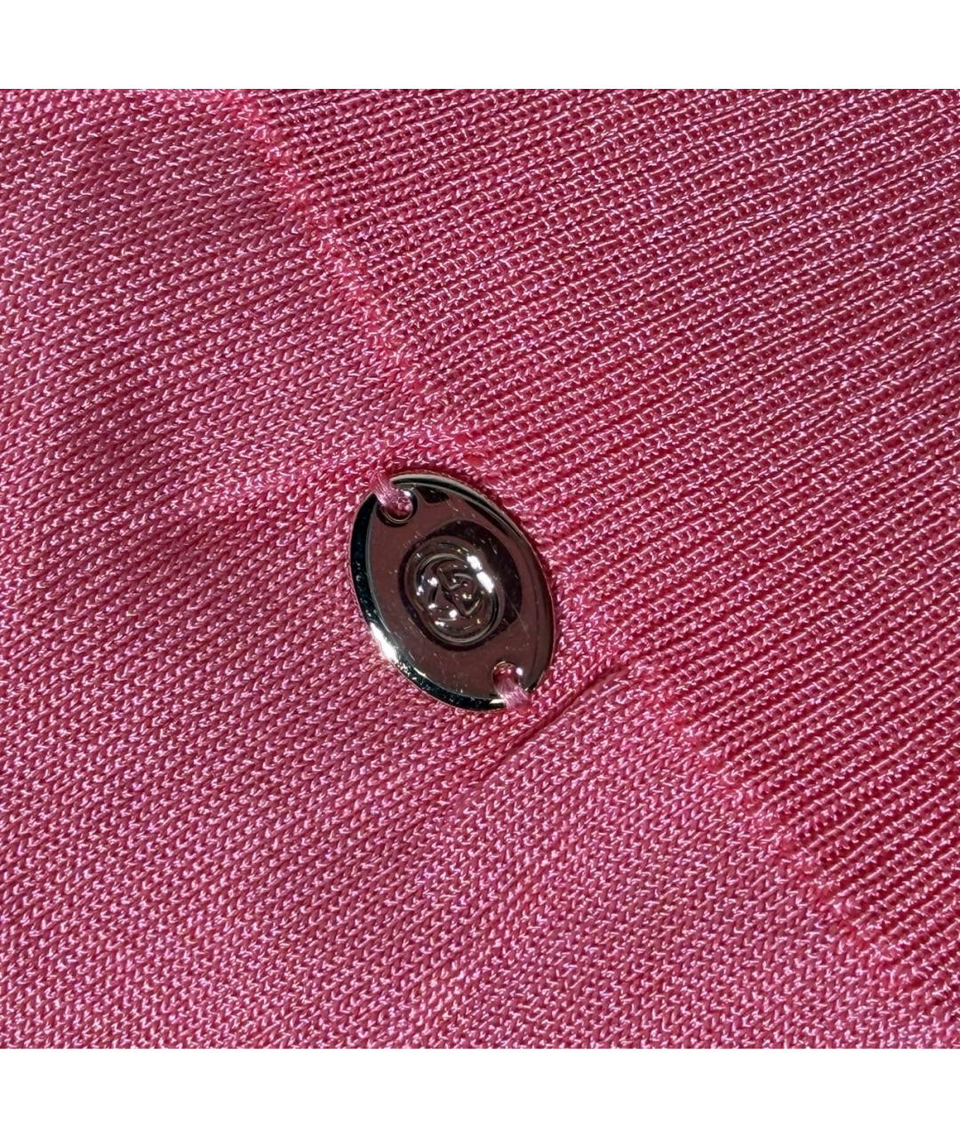 GUCCI Коралловая вискозная блузы, фото 4