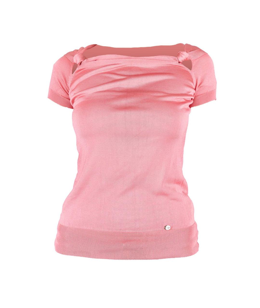 GUCCI Коралловая вискозная блузы, фото 1