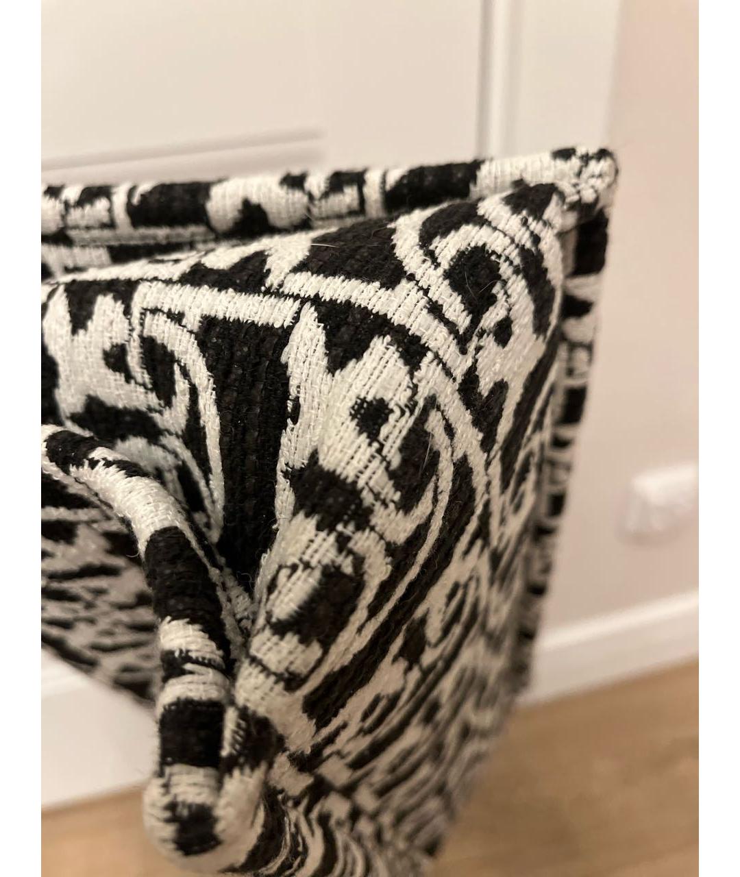 PINKO Черная жаккардовая сумка тоут, фото 6