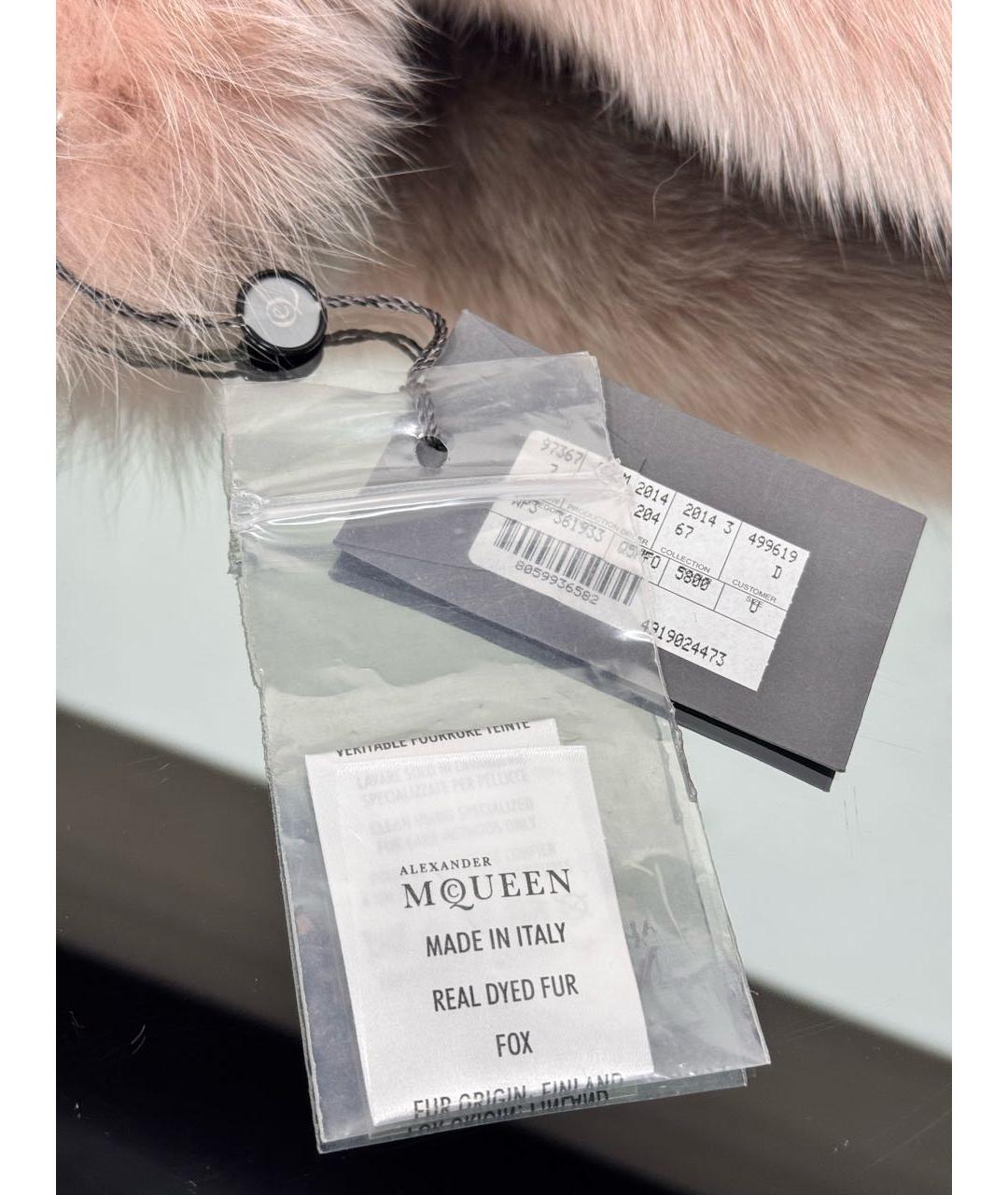 ALEXANDER MCQUEEN Розовый брелок, фото 7