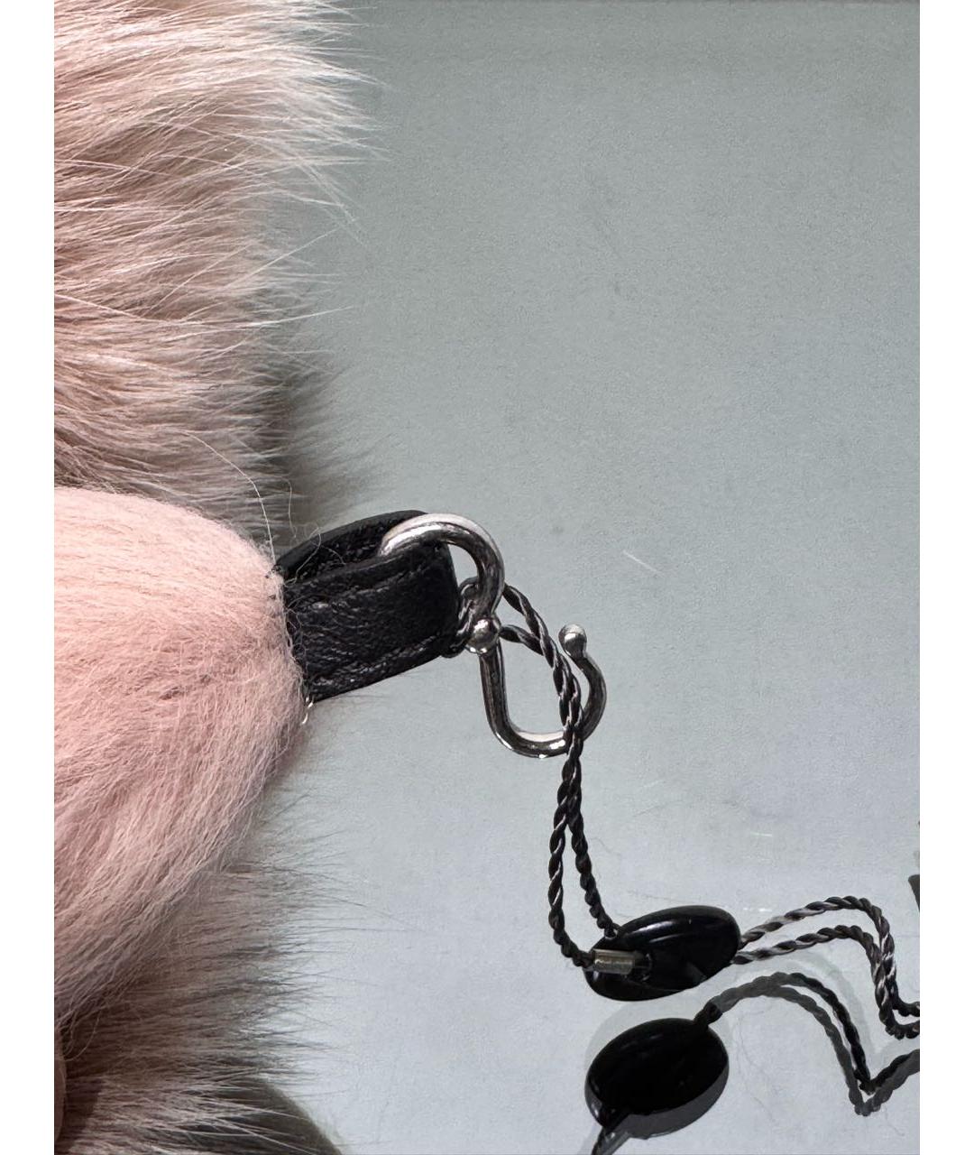 ALEXANDER MCQUEEN Розовый брелок, фото 3