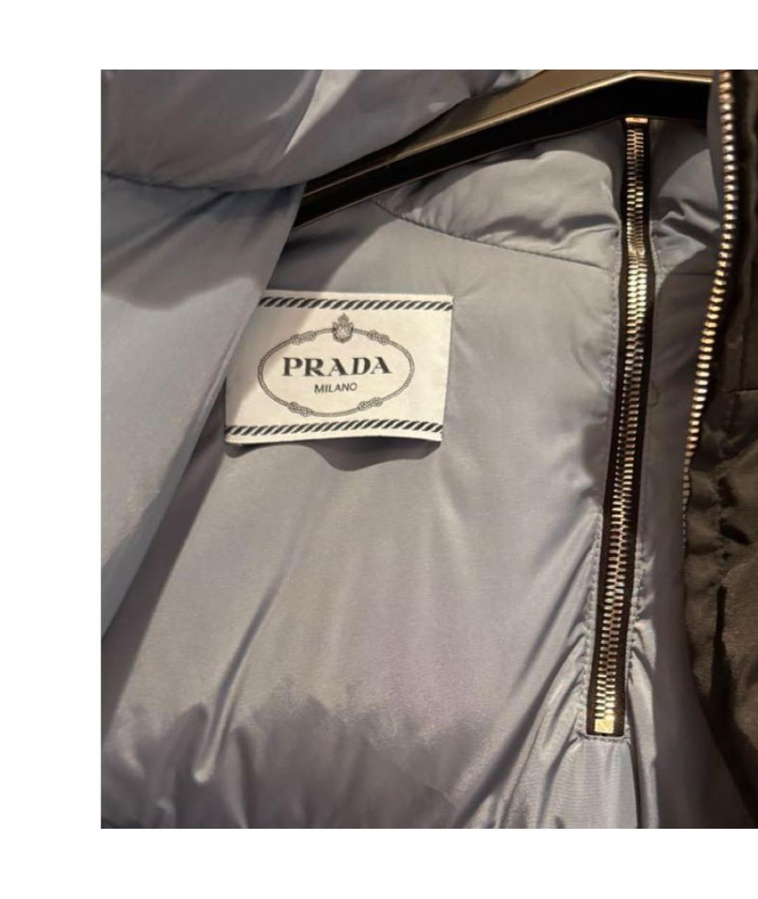 PRADA Черный пуховик, фото 3