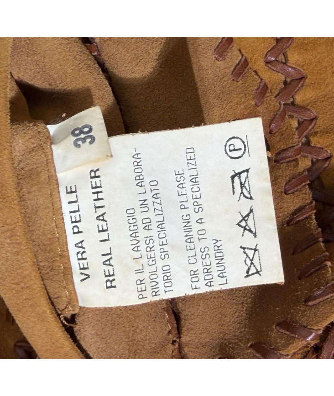 DOLCE&GABBANA Коричневый замшевый жакет/пиджак, фото 7