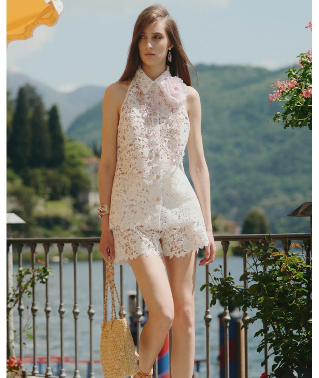 CHANEL Белые хлопковые шорты, фото 4