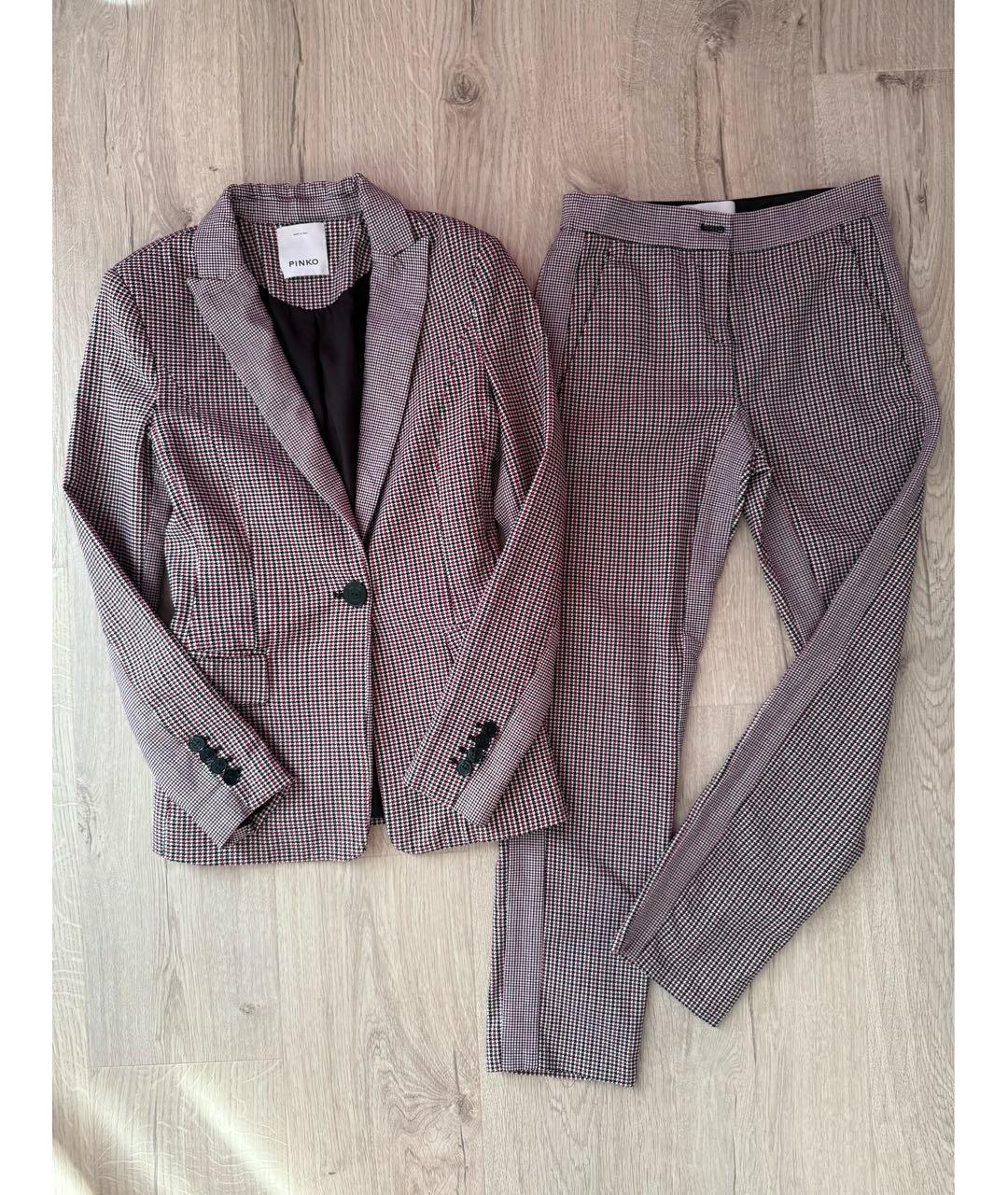 PINKO Розовый вискозный костюм с брюками, фото 8