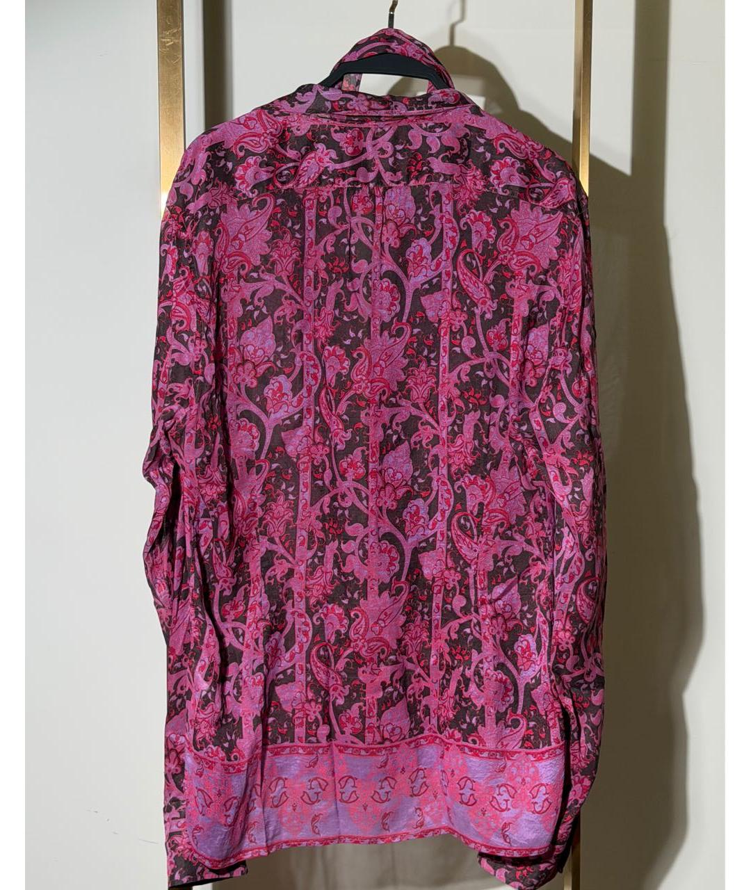 GUCCI Бордовая шелковая блузы, фото 2