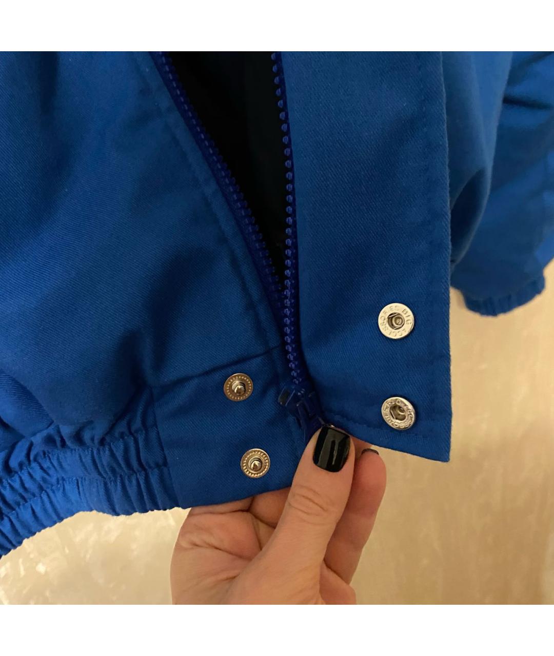 PLANTA ROSA Синяя хлопковая куртка, фото 4