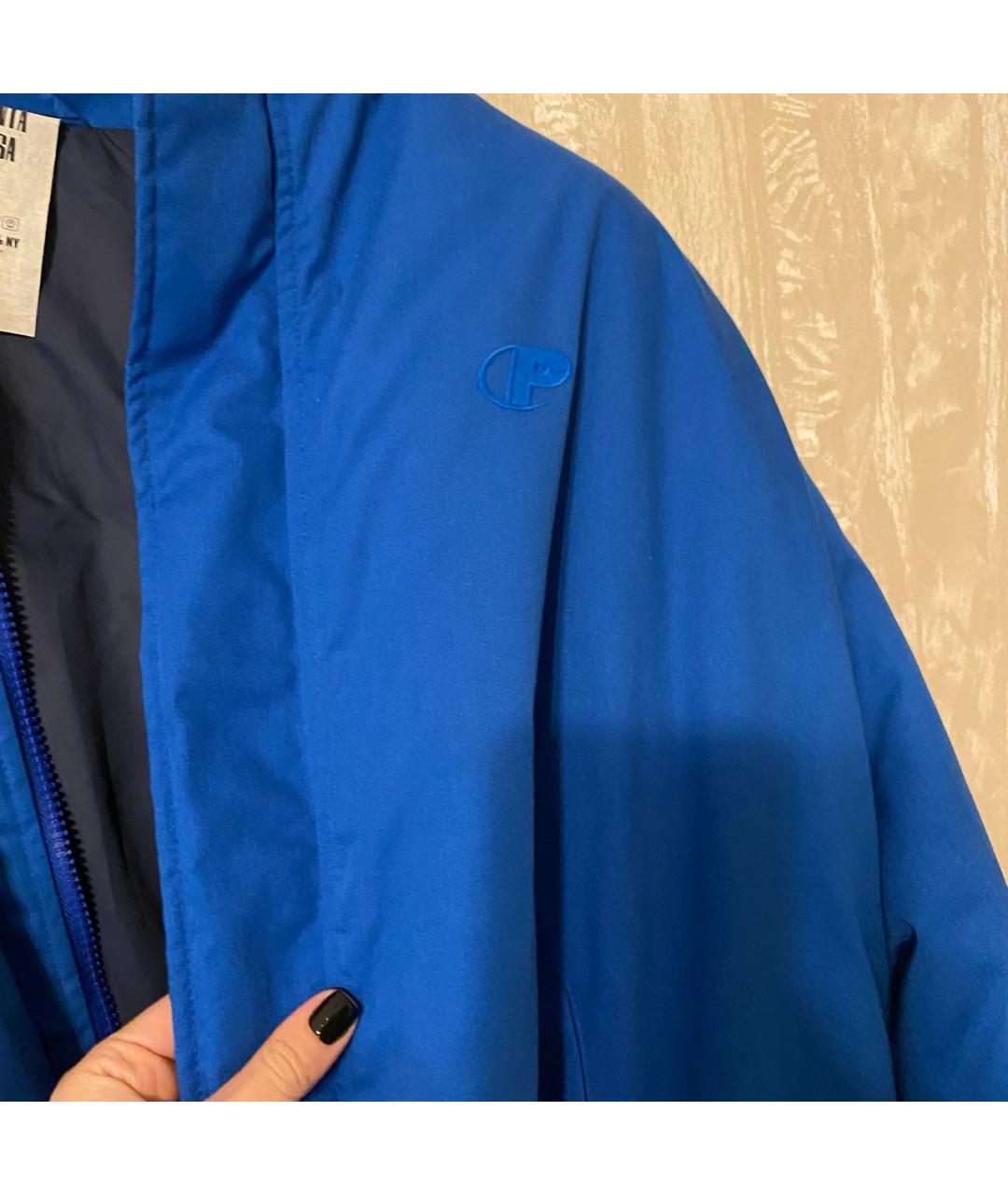 PLANTA ROSA Синяя хлопковая куртка, фото 5