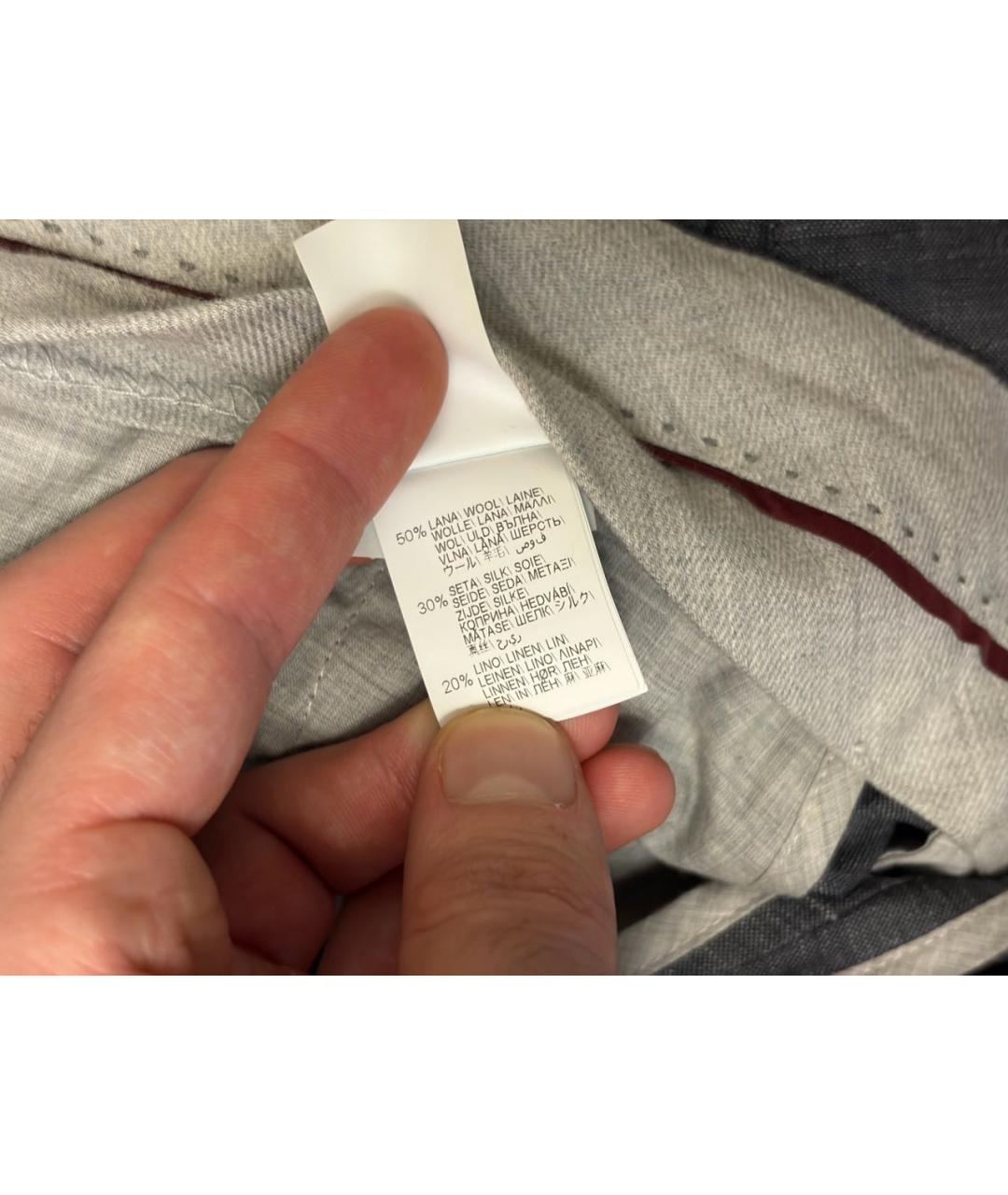 BRUNELLO CUCINELLI Классический костюм, фото 7