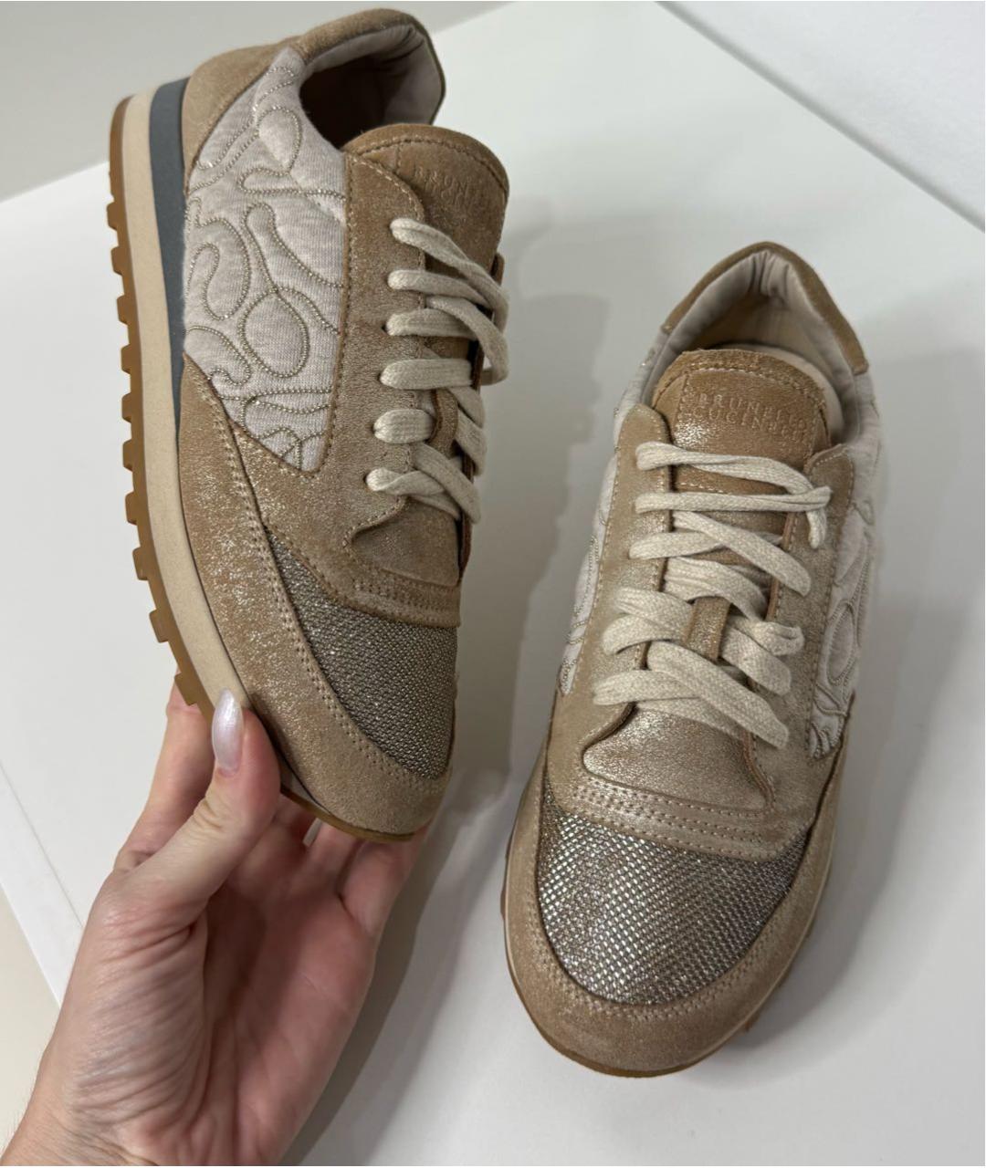 BRUNELLO CUCINELLI Замшевые кроссовки, фото 2