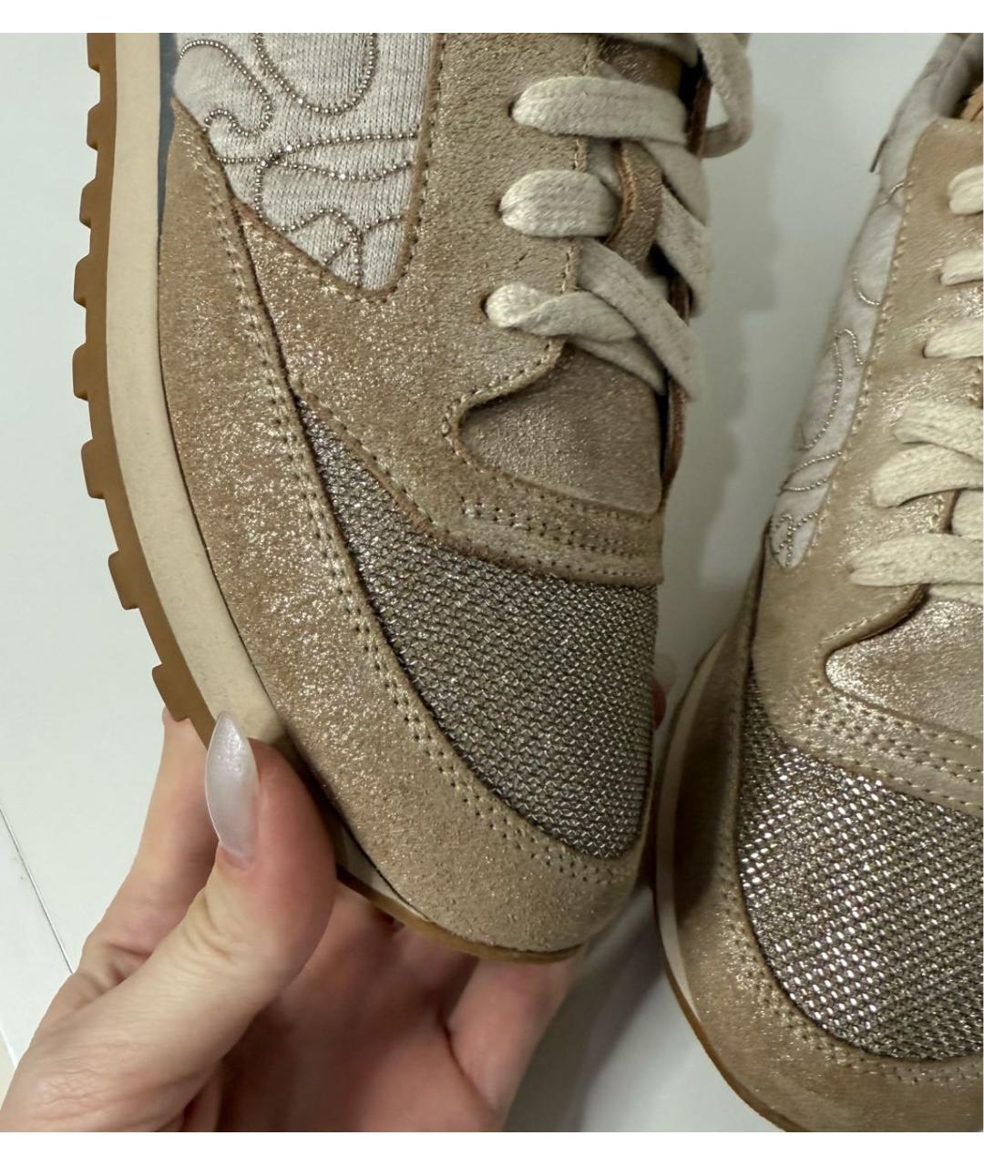 BRUNELLO CUCINELLI Замшевые кроссовки, фото 3