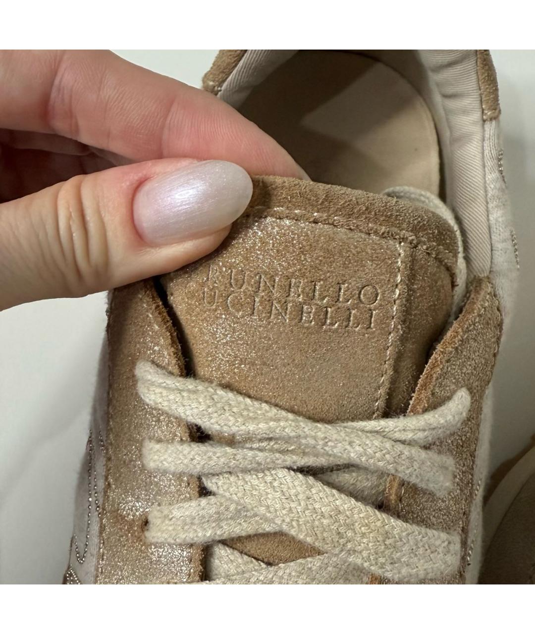 BRUNELLO CUCINELLI Замшевые кроссовки, фото 5