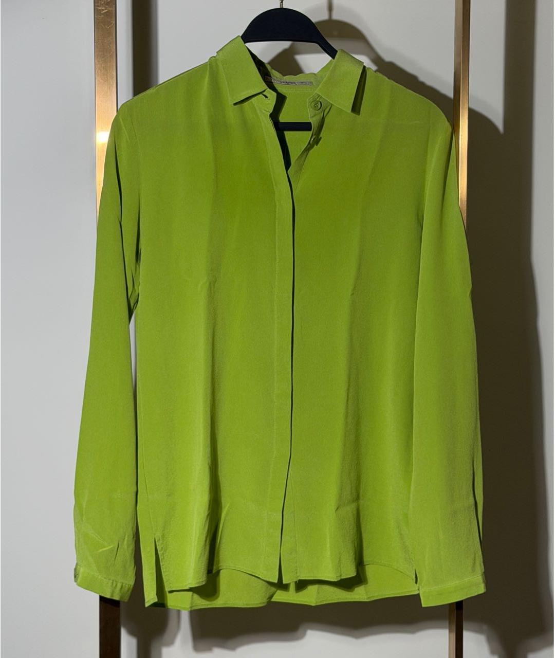 ETRO Зеленая шелковая блузы, фото 6