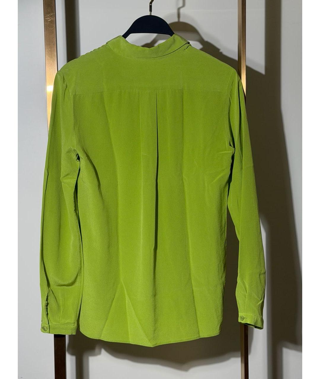 ETRO Зеленая шелковая блузы, фото 2