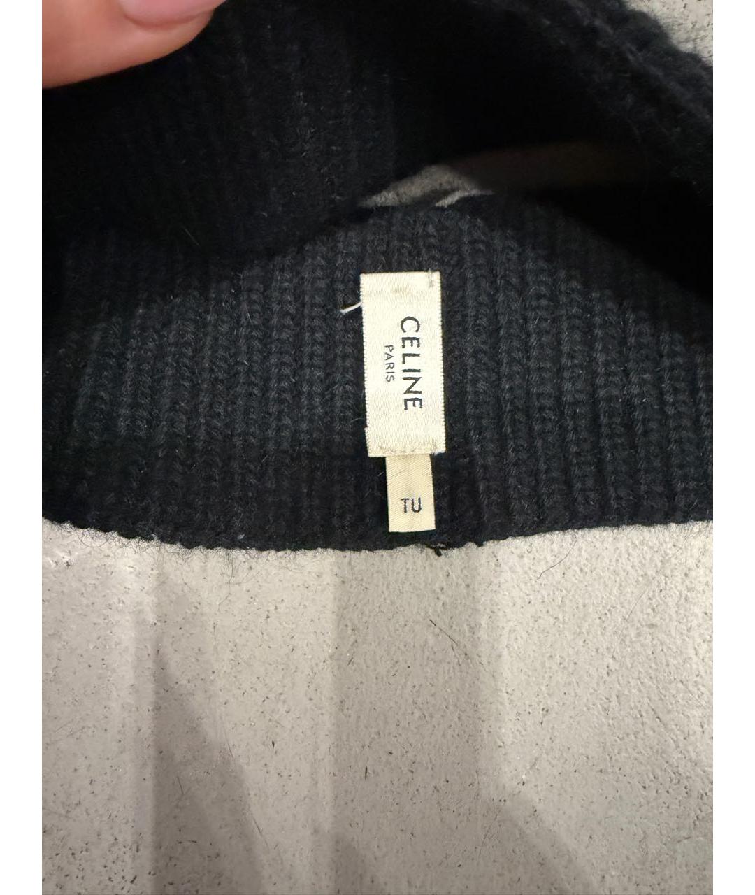 CELINE Черная повязка на голову, фото 4