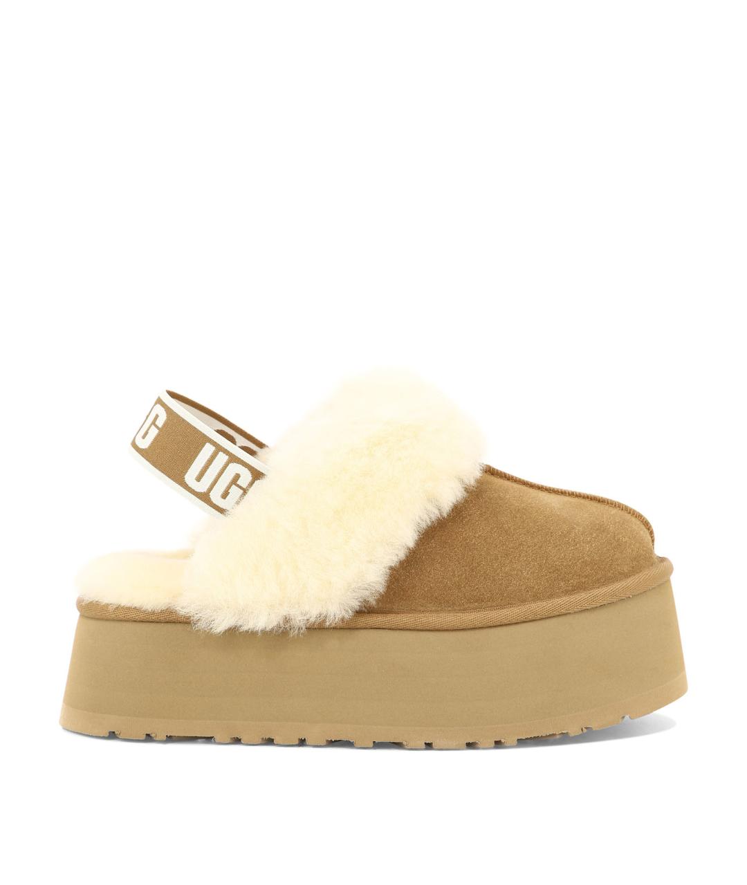 UGG AUSTRALIA Коричневые кожаные сандалии, фото 1