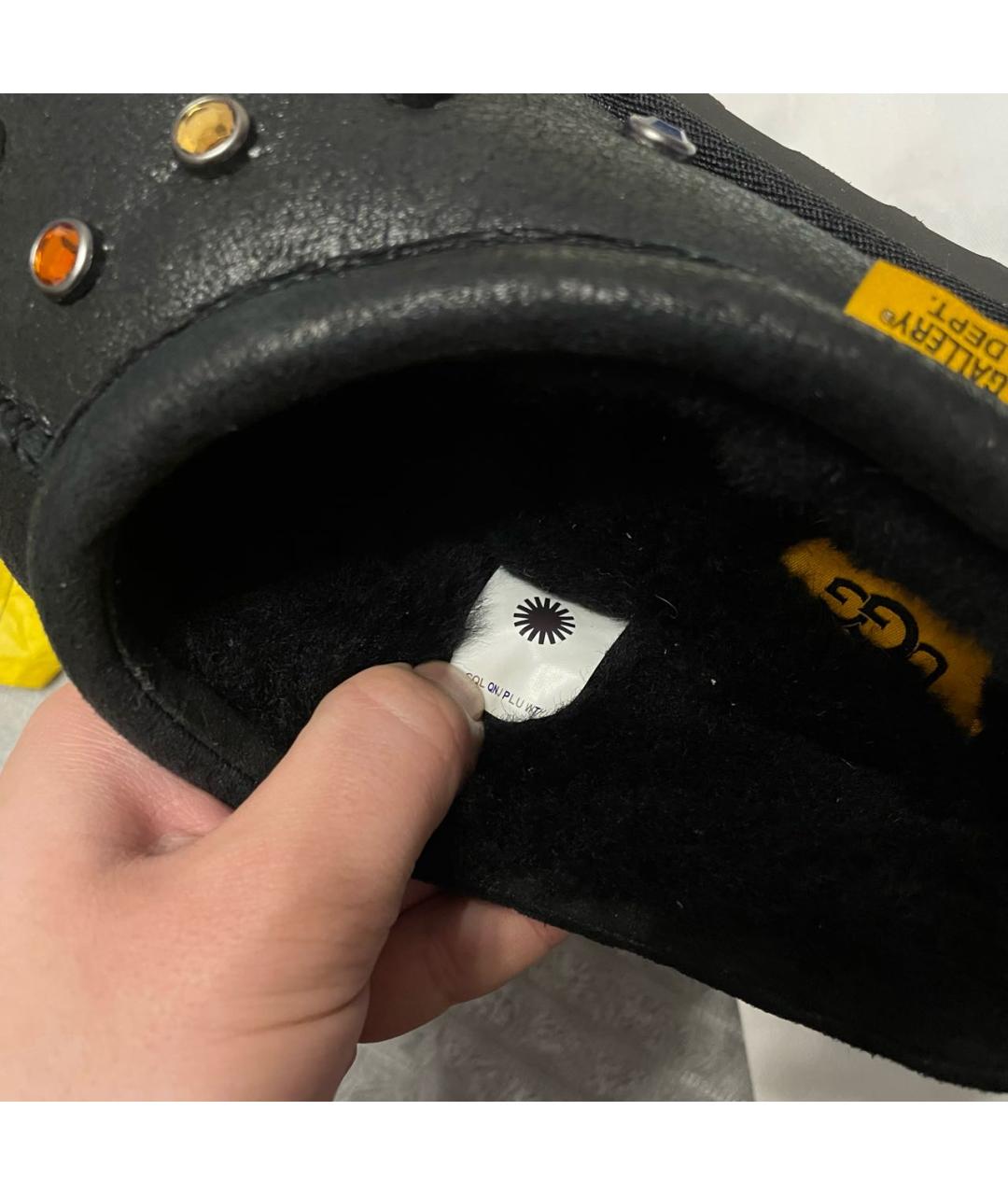 UGG AUSTRALIA Черные низкие ботинки, фото 7