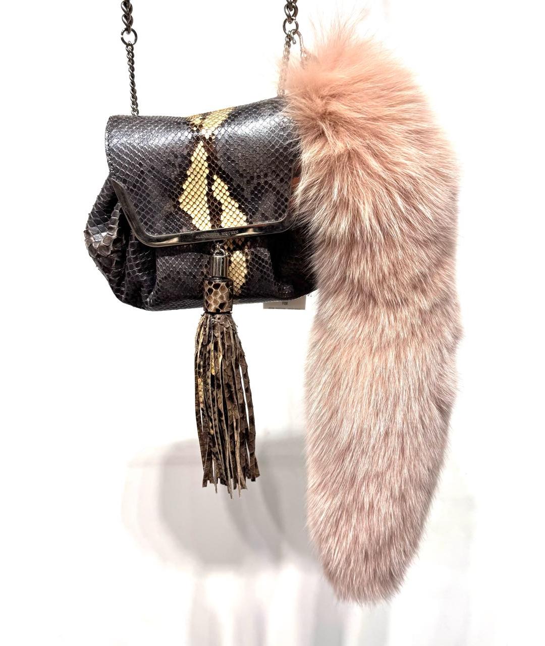 ALEXANDER MCQUEEN Розовый брелок, фото 5