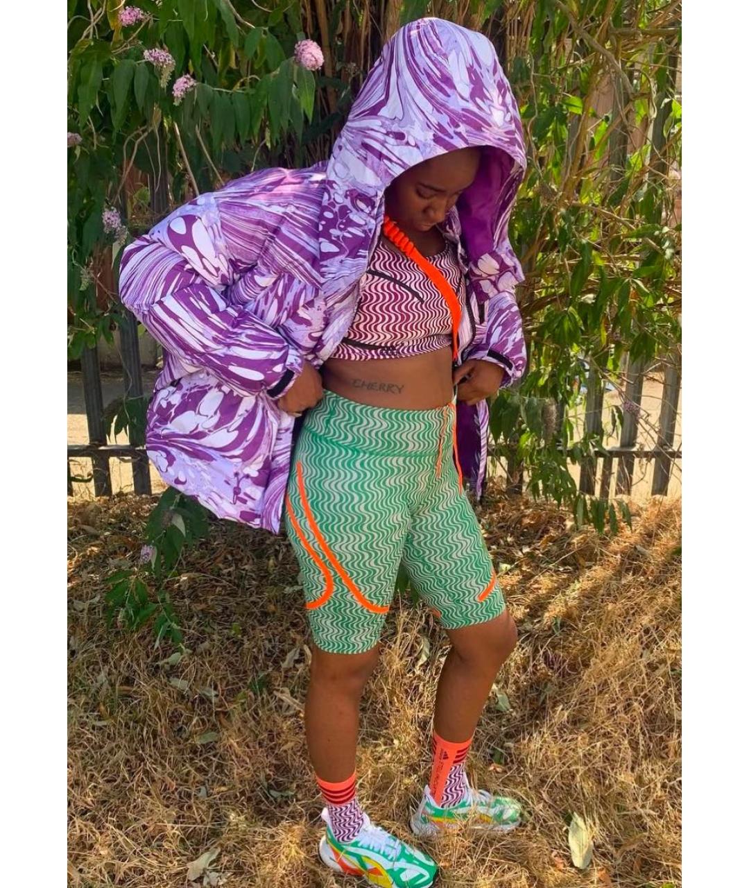 ADIDAS BY STELLA MCCARTNEY Фиолетовая куртка, фото 6