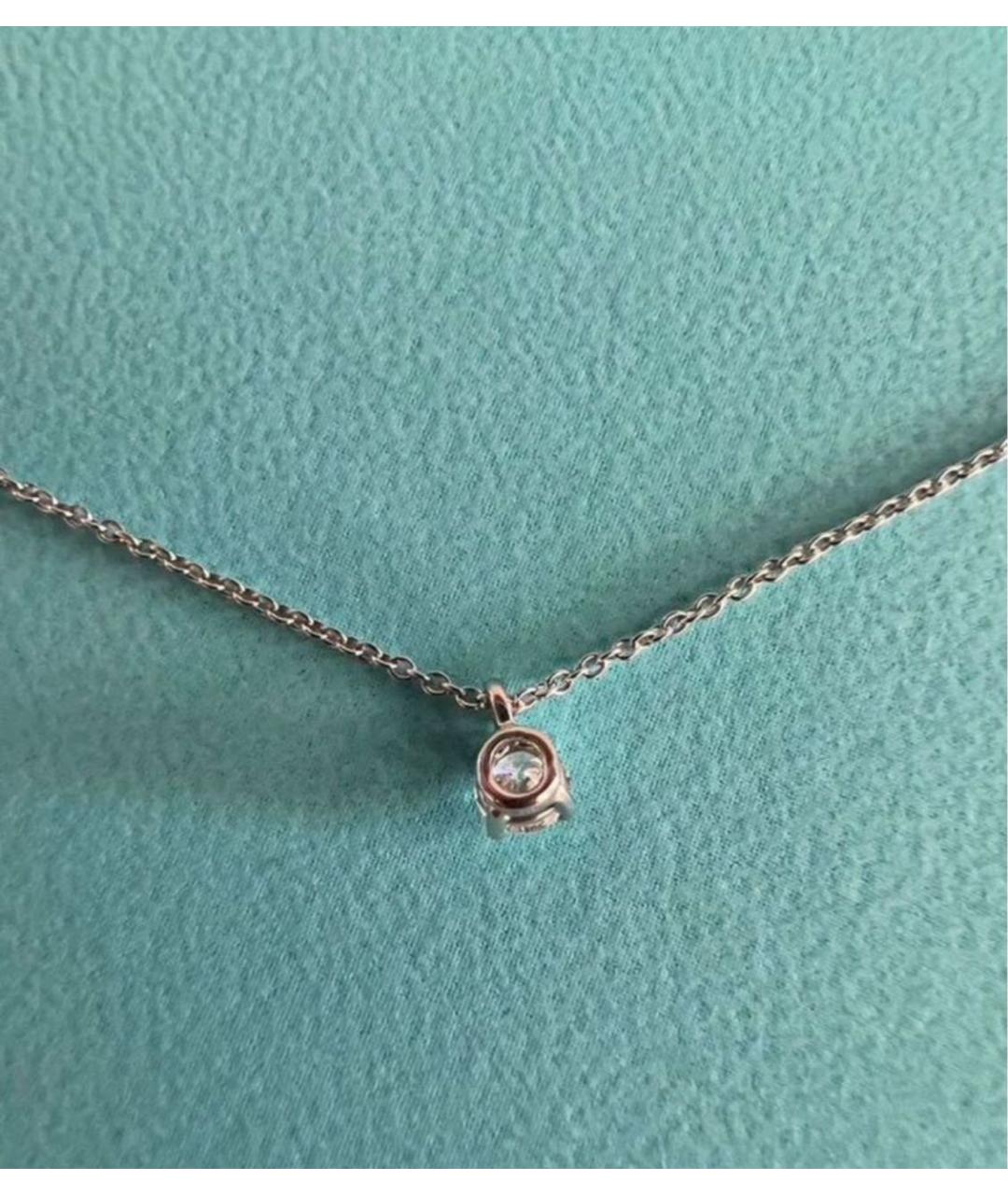 TIFFANY&CO Белое платиновое колье, фото 2