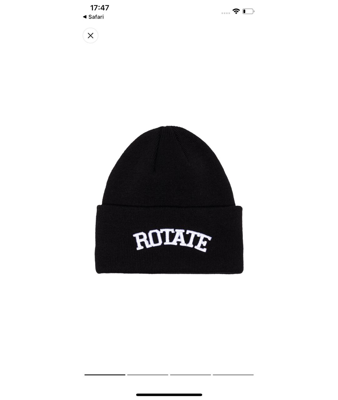 ROTATE Черная шапка, фото 7