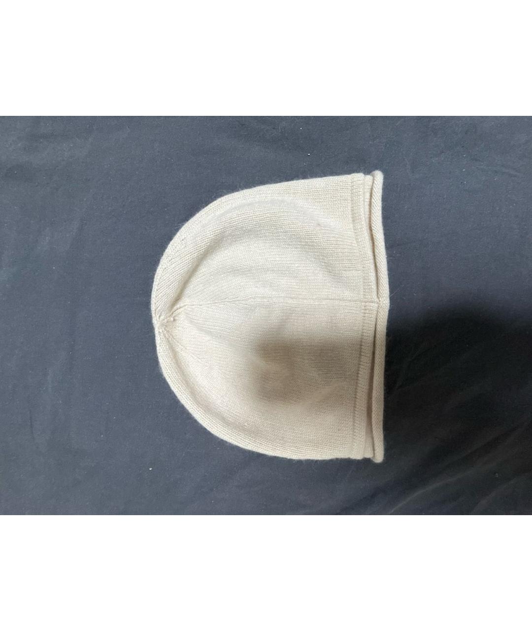 LOUIS VUITTON Бежевая шерстяная шапка, фото 2