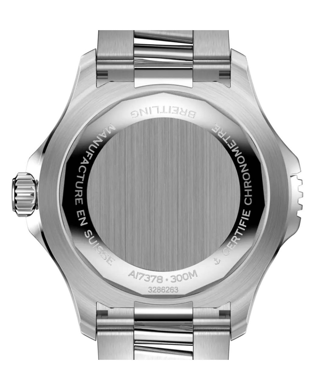 BREITLING SUPEROCEAN Серебряные металлические часы, фото 4