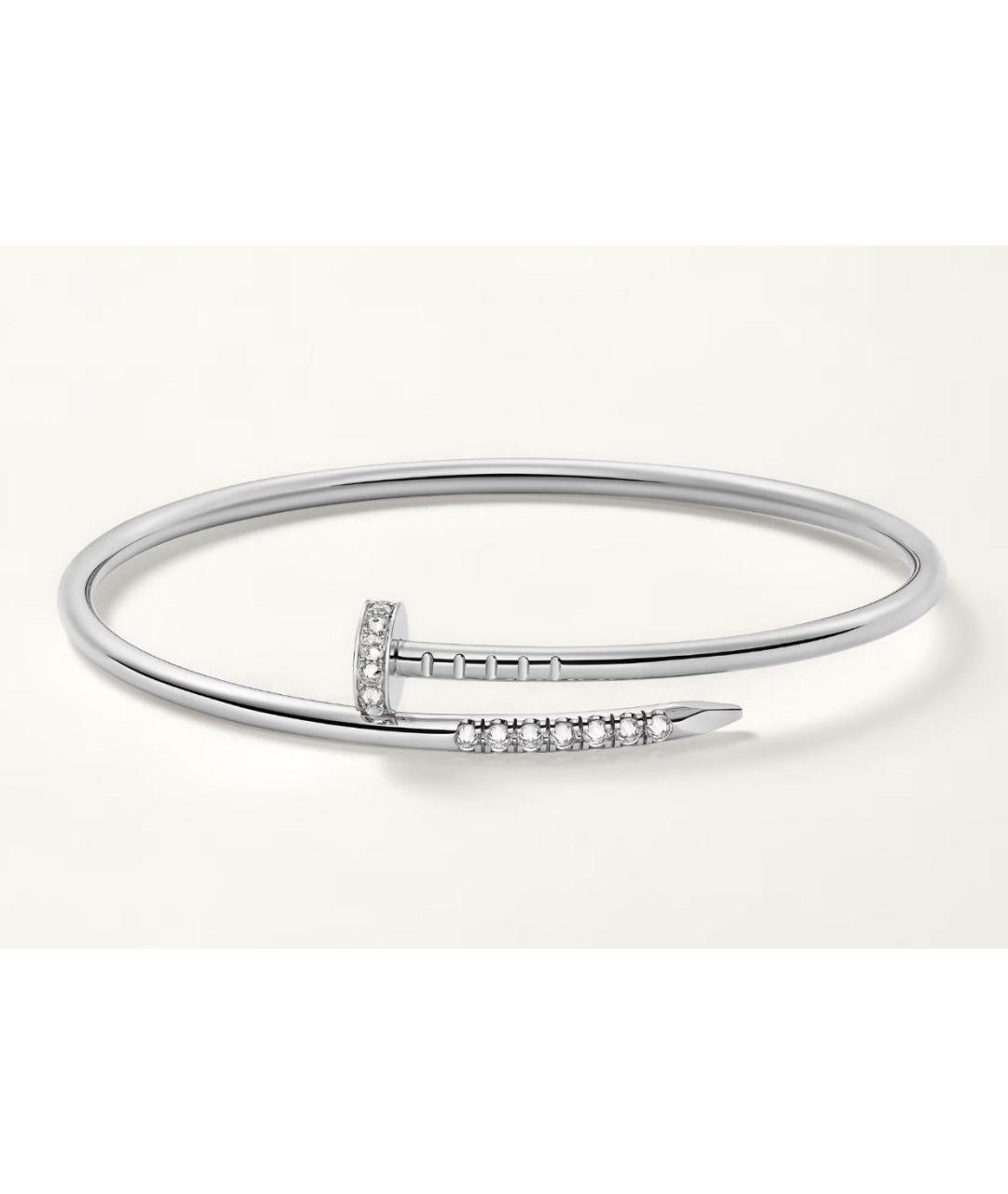 CARTIER Серебрянный браслет из белого золота, фото 3