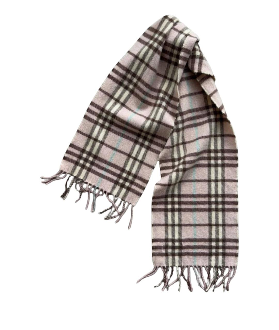 BURBERRY Бежевый кашемировый шарф, фото 1