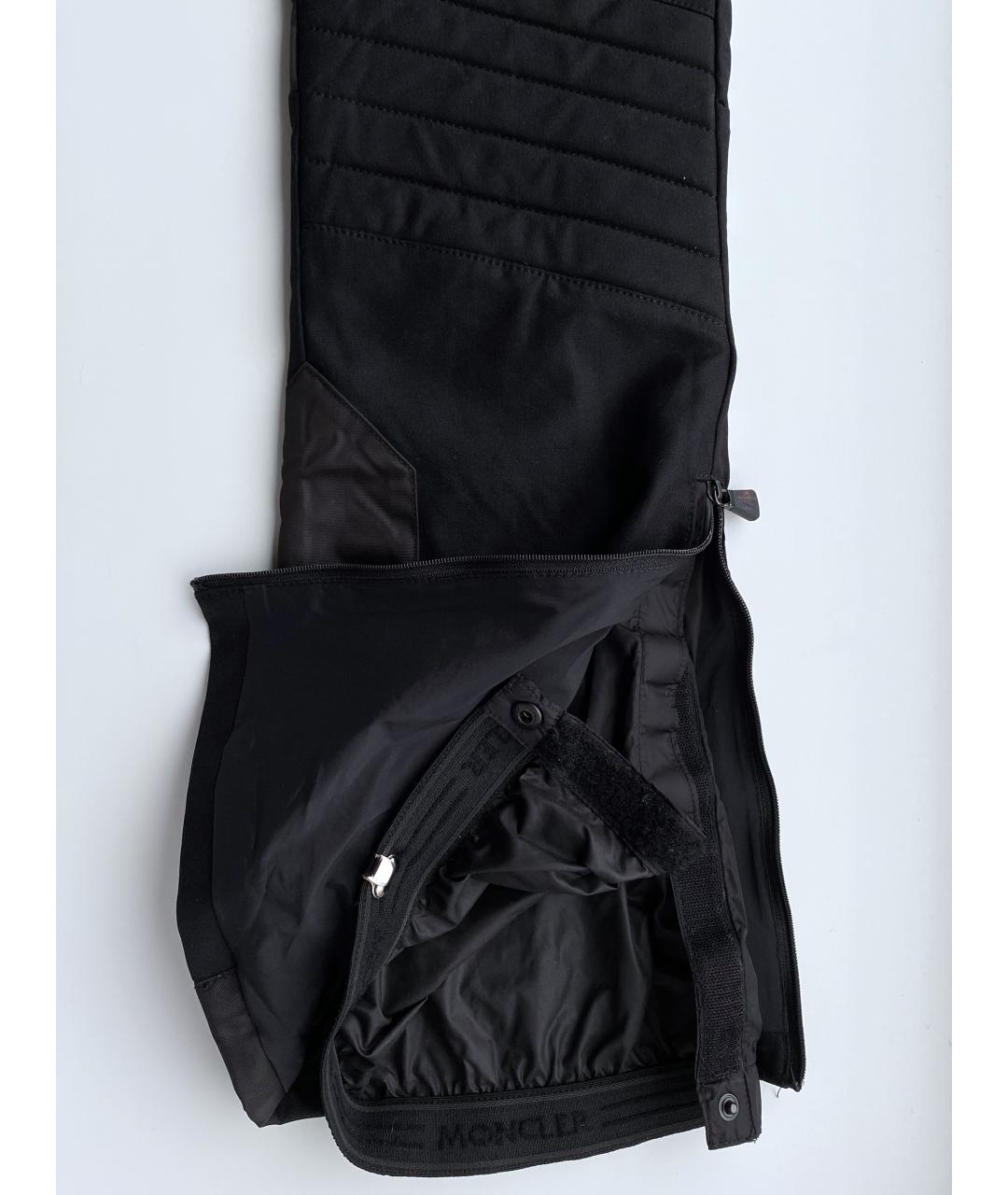 MONCLER GRENOBLE Черные полиамидовые спортивные брюки и шорты, фото 7