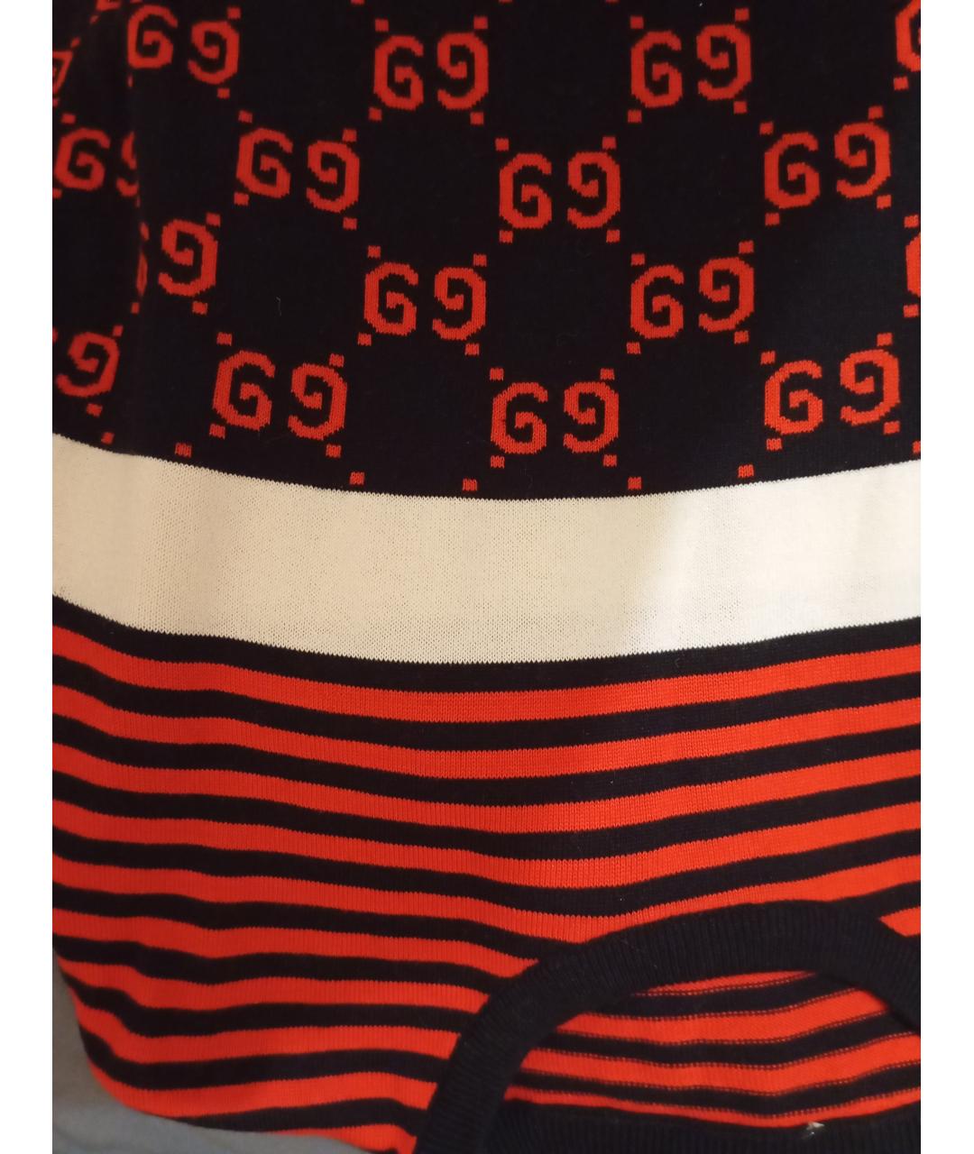 GUCCI Черный хлопковый джемпер / свитер, фото 4