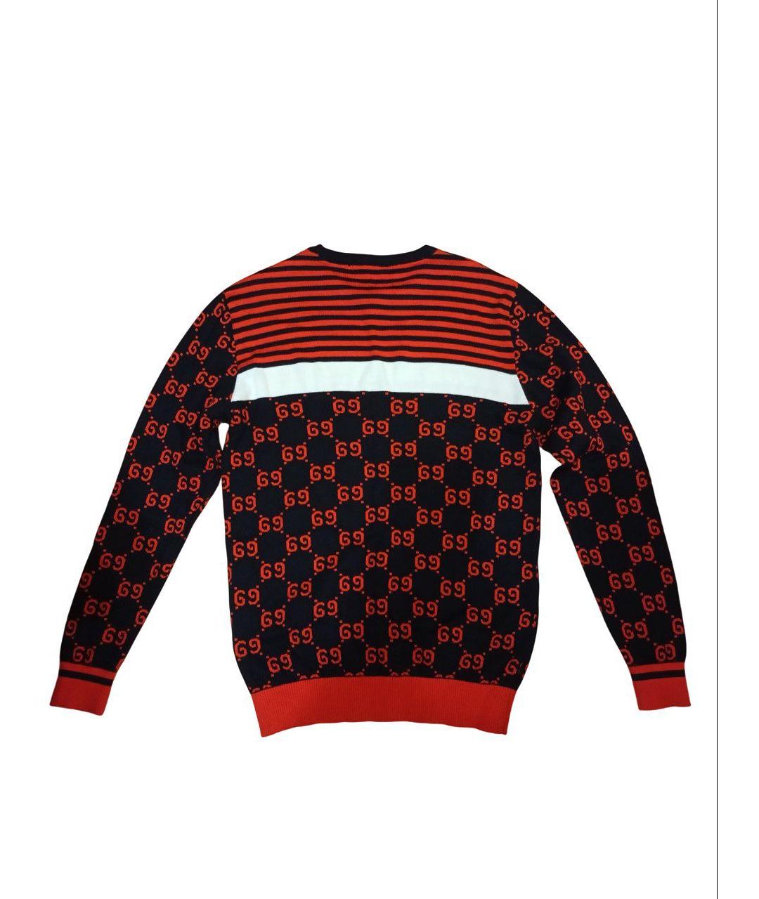 GUCCI Черный хлопковый джемпер / свитер, фото 2